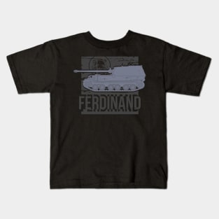 Ferdinand tank destroyer Kids T-Shirt